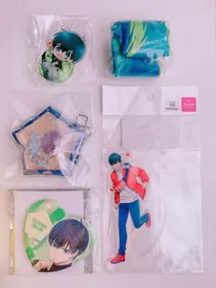 ブルーロック 潔世一 アクリルスタンド ハート型缶バッジ サンリオ