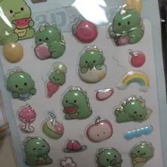 可愛い恐竜シール