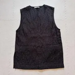 最終価格　BEAUTY&YOUTH ジャガード Vネックべスト