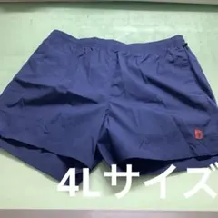 スクール水着　男子　サーフパンツ　インナー付き　4Lサイズ　フットマーク 紺