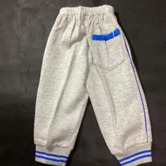 T-320 ベビー　裏起毛　ホッピングパンツ　日本製　90cm グレー