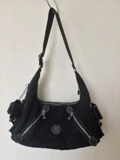 キプリング KIPLING ショルダーバッグ 肩掛け ナイロン ゴリラ ブラック