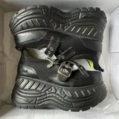 ヨースケ YOSUKE 厚底スニーカー ブラック 23cm