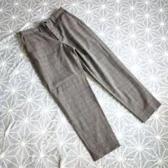 美品 GU ジーユー イージーアンクルパンツ Mサイズ チェック