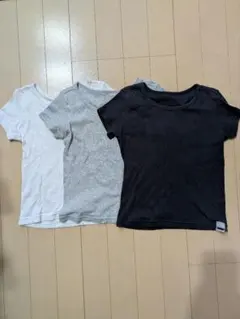 120サイズ アンダーシャツ　半袖 3枚セット　肌着