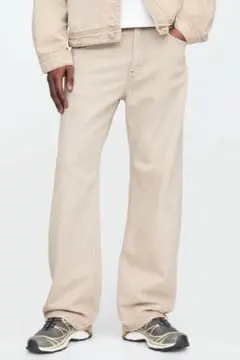 GAP ルーズデニム 32-30 ベージュ　90s