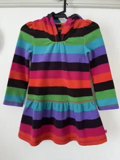 babyGap ストライプ柄 フリースワンピース 100