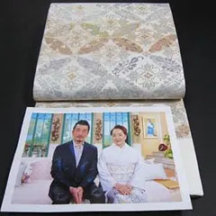 期間限定大幅値下げ！新品 フォーマルなお席に 西陣織六通柄袋帯『綿芯