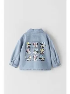 最終値下げ　ZARA ザラ　デニムジャケット　Gジャン　ミニー　ディズニー
