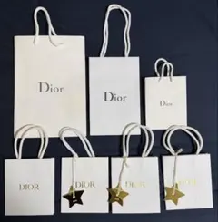 美品♡Diorゴールド星チャーム付きショッパー♪1枚当たり140円！7枚セットのサムネイル
