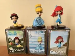 【3種類】Qposket ディズニーキャラクター フィギュアセット