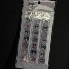 おはじきふうシール クロミ サンリオ　おはじきシール　シール