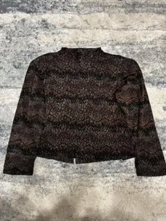 00's vintage 総柄　長袖トップス