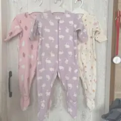 ユニクロ　フリースらロンパース　70 80