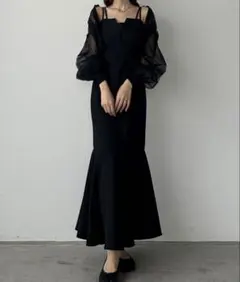 Louereデザインキャミワンピース