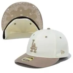 ニューエラ　ベースボールキャップ　ドジャース　ツートン　2トーン　ペイズリー