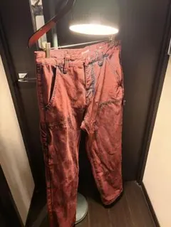 GUESS ダブルニーパンツ レッドのサムネイル