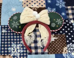ディズニー　ミニー　カチューシャ　クリスマス