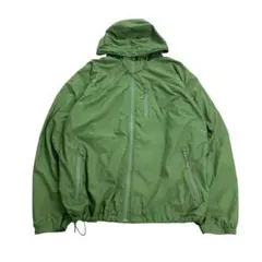 8LA1 L.L.Bean ウィンドブレーカー　パーカー　アウトドア　カーキ古着