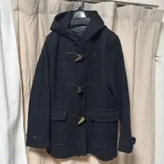 BEAMS ブラック ダッフルコート