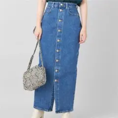 RED CARD デニムロングスカート