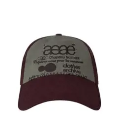 aeae キャップ [BURGUNDY/GREY]