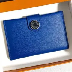HERMES / RMSカードホルダー エバーカラー ブルー B刻印