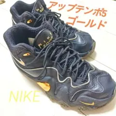 お値下げ【稀少・名作】NIKEエアズームアップテンポ5 ブラック×ゴールドのサムネイル