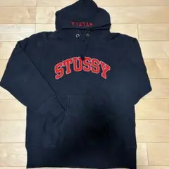 386【限定コラボ】ステューシー×チャンピオン♤刺繍ビッグロゴ　パーカー　美品 2025年最新】stussy championの人気アイテム - メルカリ