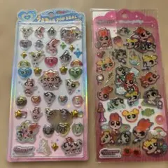 双*マ様 パワーパフガールズ　シール　2枚セットまとめ売り