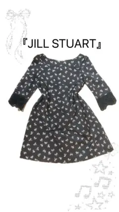 JILLSTUART リボン柄ワンピース