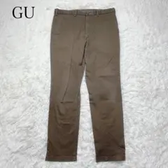 GU ジーユー　シンプル カーキ チノパン XL カジュアルパンツ ストレッチのサムネイル