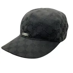 ◇GUCCI グッチ GGマーク シェリーライン ブラック キャップ - メルカリ