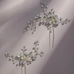 結婚式　参列　　前撮り　振袖 髪飾り　高見え　2点セット　かんざし 和装小物