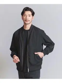 【WEB限定 WARDROBE SMART】ライト ツイル MA-1 ブルゾン