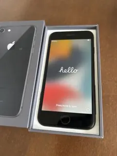 Apple iPhone 8 スペースグレー 本体　256GB SIMフリー