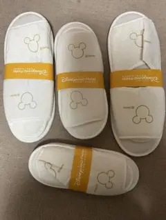 香港ディズニーランドホテルDisney ミッキーマウス　スリッパ 大人用　子供用