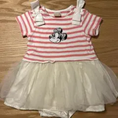 petit main ミニーマウス ワンピース 80