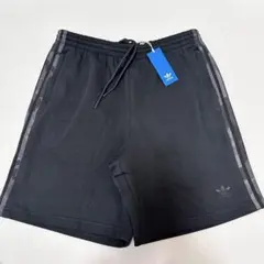 新品　2XL アディダス　オリジナルス　裏起毛　ハーフ　パンツ