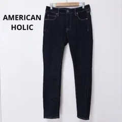 AMERICAN HOLIC デニムパンツ スキニー ジーンズ 濃紺 細身のサムネイル