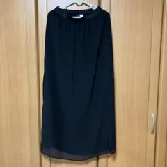H&M DIVIDED ロングスカート ブラック Ｍのサムネイル