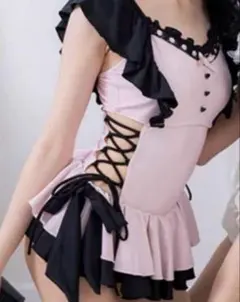 夢展望 2022 水着 ピンク 黒 地雷 量産型