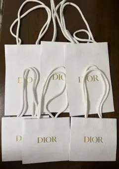 DIOR ショップ袋 6点セット 2種類　美品　ホワイト　ディオール　ショッパー