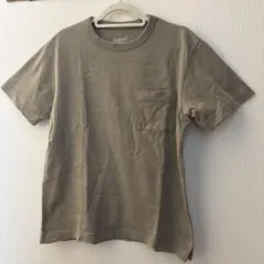 【無印良品】半袖 ポケットTシャツ ベージュ Mのサムネイル
