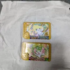 ポケモンフレンダ スーパートレジャー ジラーチ シェイミ 2枚セット