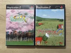 競馬ゲームSET【PS2】「ダービースタリオン04」「ギャロップレーサー5」