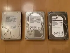 Seagate（2TB) HITACHI（2TBと1TB）の3個セット合計5TB