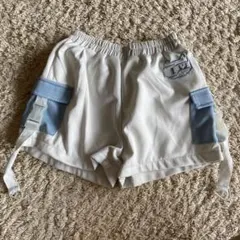 ACDCRAG ドットネコショートパンツ　ホワイト
