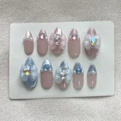 ハンドメイド ネイルチップ10個セット