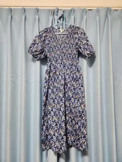 H&M　半袖ロングドレス